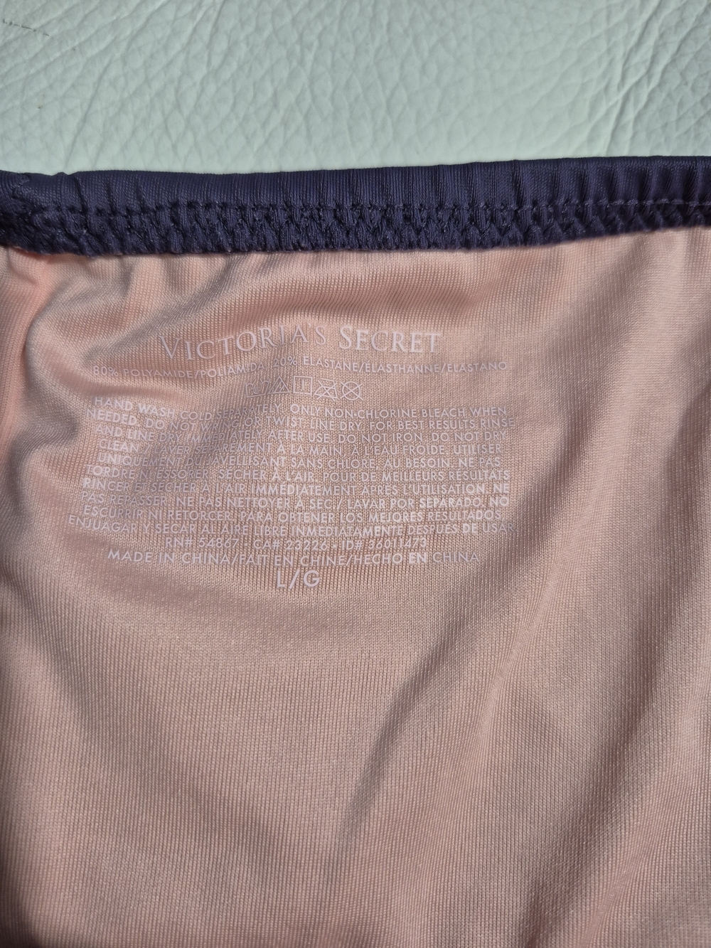 Victoria's Secret Pink Blush And Purple Bikini Bottom